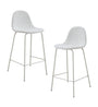 Luca Boucle Bar Stool (Set of 2) - Cream / Cream