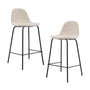 Luca Fabric Bar Stool (Set of 2) - Cream