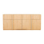 Kin 2 Drawer 4 Door Buffet Table - Natural Ash