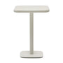 Dina Outdoor Square High Bar Table - White