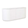 Oberon Crescent Buffet (180cm) - White Grain Ash