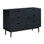 Luna Chest of 6 Drawers - Black
