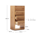 Alguema Chest of 4 Drawers