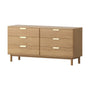 Brooks 6 Drawer Dresser - American Oak