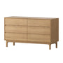 Romy 6 Drawer Dresser - Oak
