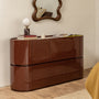 Sorrento Marble Chest of Drawers - Burgundy / Rosso Levanto