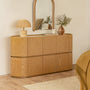Sorrento Marble Chest of Drawers - Oak / Crema Marble