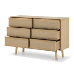 Arigato Timber 6 Drawer Dresser