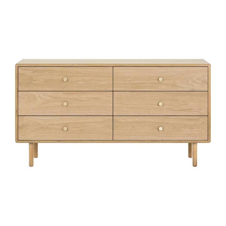 Brass Chest of 6 Drawers