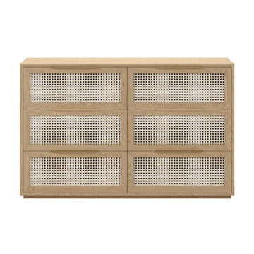 Cuba Rattan 6 Drawer Chest of Drawers