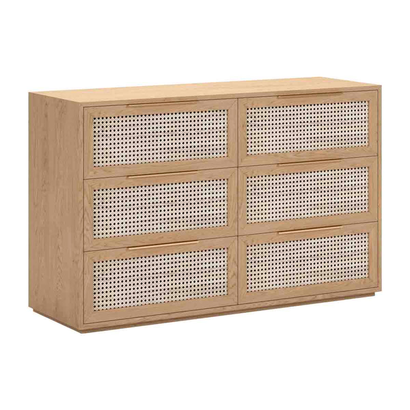 Cuba Rattan 6 Drawer Chest of Drawers