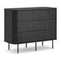 Rio Chest of 3 Drawers - Black Oak