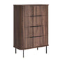 Rio Chest of 4 Drawers - Walnut