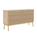 Yarn Paper Cord Chest of 6 Drawers