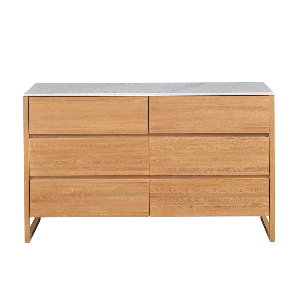 Carrara Marble / Oak