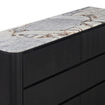Ocean Storm Marble / Black Oak