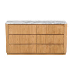 Arabescato Carrara Marble / Oak