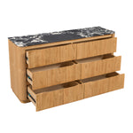 Black Calacatta Viola Marble / Oak