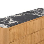 Black Calacatta Viola Marble / Oak