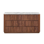 Arabescato Carrara Marble / Walnut