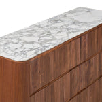 Arabescato Carrara Marble / Walnut