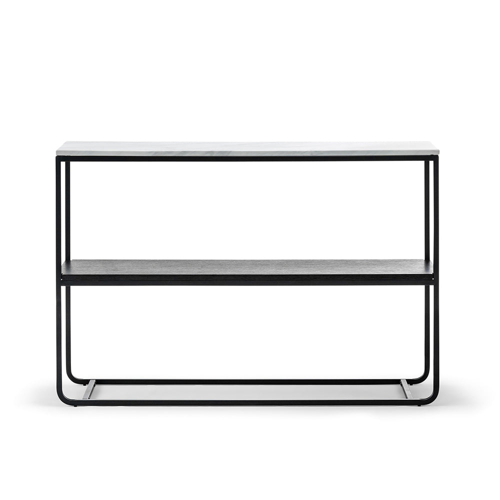 Maverick White Marble Console Table