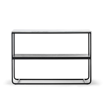 Maverick White Marble Console Table