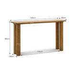 Nova Pillar Console Table