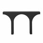 Palma Concrete Console Table - Matte Black / 140cm
