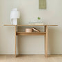 PI Rectangle Console Table - Oak
