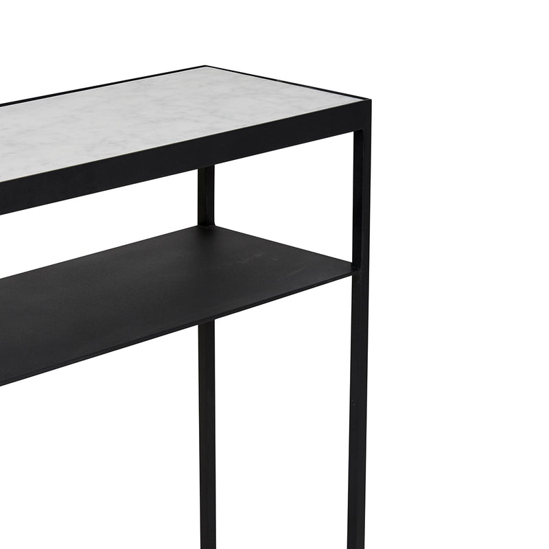 Elle Slim Marble Console