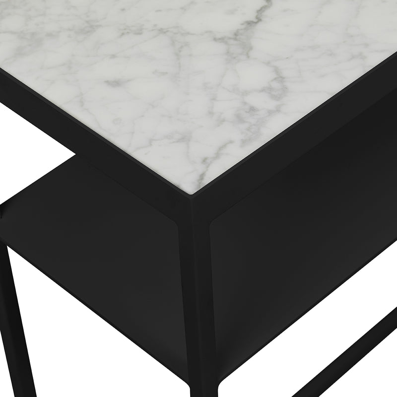 Elle Slim Marble Console