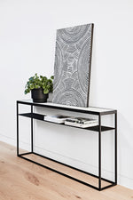 Elle Slim Marble Console