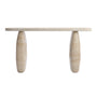 Azzurra Console - Travertine Finish