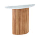 Cosmos Console Table (Oak, Marble)