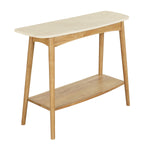 Oia Travertine Console Table