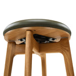 Olive Green / Oak