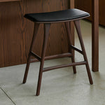 Teak Brown / Black Leather