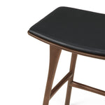 Teak Brown / Black Leather