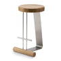 Curva Counter Stool - Oak