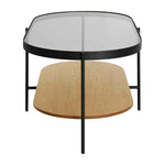 Glam Oval Coffee Table