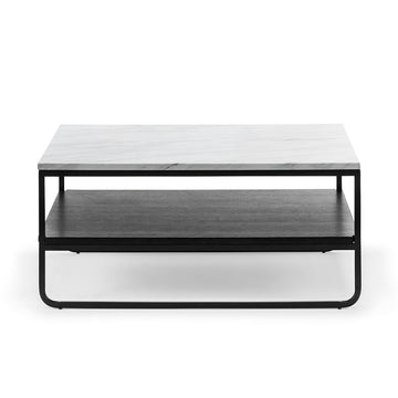 Maverick White Marble Coffee Table
