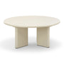 Nova Chunky Round Coffee Table - Ecru Putty