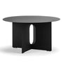 Sebastian Round Coffee Table - Matte Black