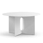 Sebastian Round Coffee Table - Matte White