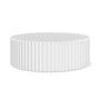 Tyla Round Coffee Table - White