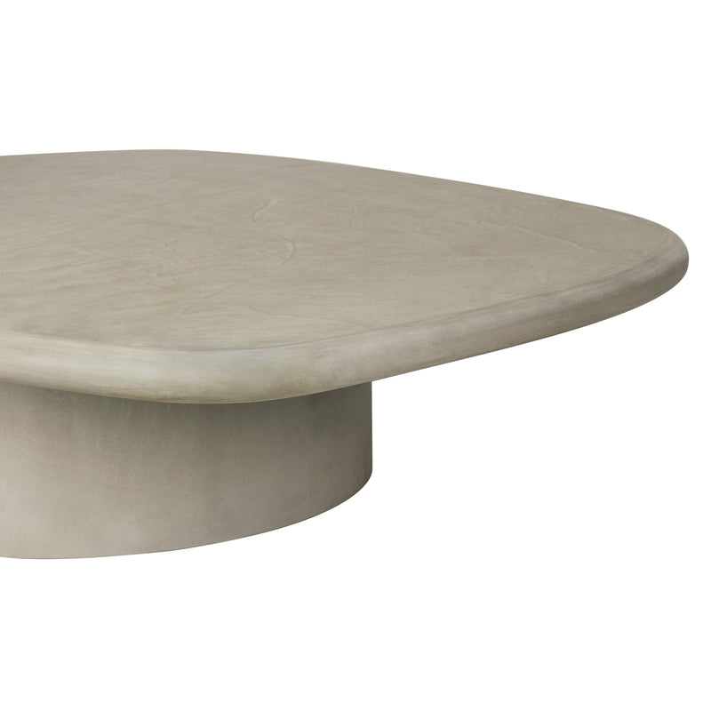 Elements Outdoor Pebble Coffee Table (Light Grey, 134 x 96cm)