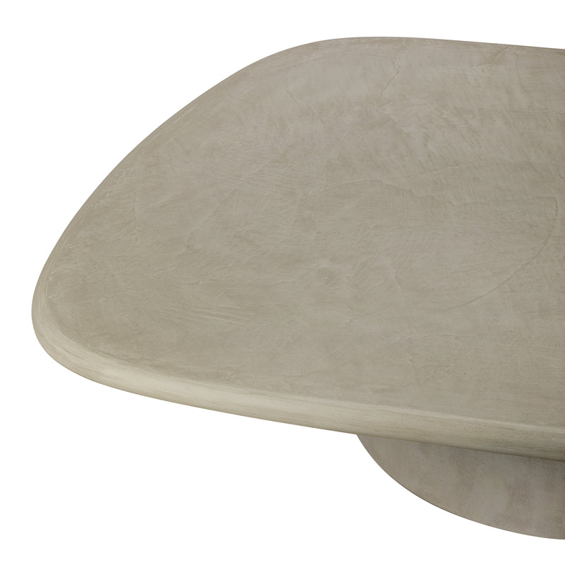 Elements Outdoor Pebble Coffee Table (Light Grey, 134 x 96cm)