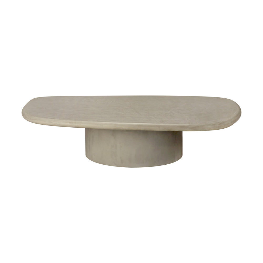 Elements Outdoor Pebble Coffee Table (Light Grey, 134 x 96cm)