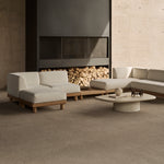 Elements Outdoor Pebble Coffee Table (Light Grey, 134 x 96cm)